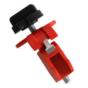 gws90853, Блокиратор полюсных автоматов TBLO, нейлон и сталь, 55х31 мм, цвет – красный, 1 шт/упак