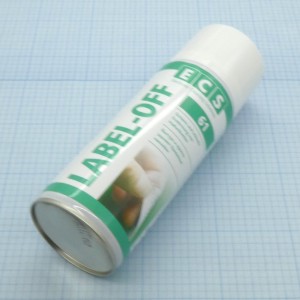 Аэрозоль  № 5   LABEL-OFF  400 мл, Легко и быстро удаляет наклейки. Растворяющие вещества проникают сквозь бумагу и полностью нейтрализуют клеящие свойства.