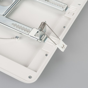 Светильник CL-FIOKK-S300x300-25W Day4000-MIX (WH, 120 deg, 230V) 034472, Накладной/встраиваемый светильник с изменяемой мощностью и цветовой температурой. Мощность 18-25 Вт, св. поток 1600-2300 лм, 75-90 лм/Вт, теплый 3000 K, дневной 4000K, белый 6000K, CRI>80, угол 120°, напряжение питания 230 В. Белый квадратный корпус из пл