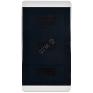 Корпус пластиковый ЩРВ-П-36 IP41 черн. прозр. дверь TEKFOR TF5-KP12-V-36-41-K01-K03