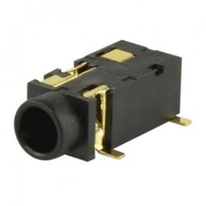 SJ2-35043C-SMT-TR, Телефонные разъемы 3.5mm gold terminal 4conductr Ring swtch