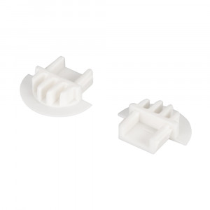 Заглушка для MIC-F белая глухая 026202, Заглушка пластиковая для профиля MIC-F-2000 White глухая. Материал - пластик (PP), белый. Цена за 1 шт.