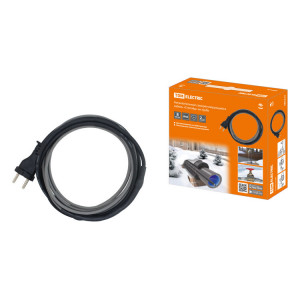 Нагревательный саморегулирующийся кабель "Стоплёд" НСК8-Н с вилкой, на труб SQ2510-0004