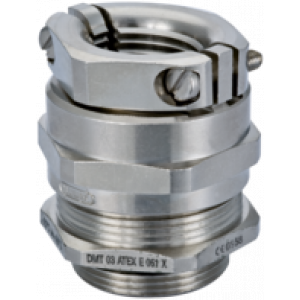Кабельный ввод 1.611.1600.50, Кабельный ввод Ex, M16х1,5, диапазон зажимаемых проводников: 4 - 8 мм, SW 19 мм, Ex e, с держателем гофры, IP68, материал: латунь, покрытие: никель