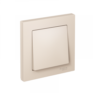 Выключатель 1-кл. СП AtlasDesign 10А IP20 (сх. 1) 10AX в сборе беж. SE ATN000212