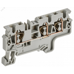 ARMAFIX Клемма пружинная CX4-3 4мм2 трехконтактная серая IEK AF-CT40-00-3-K03-004