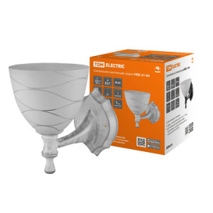 Светильник НББ 21-60-1411 УХЛ4 (белый под серебро, плафон конус "линии") SQ0370-0206