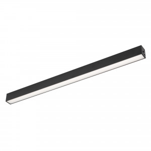 Светильник MAG-FLAT-25-L400-12W Warm3000 (BK, 100 deg, 24V) 033674, Светильник для магнитных треков шириной 25 мм, 12 Вт. Цвет свечения ТЕПЛЫЙ 3000K, световой поток 720лм, угол 100°, CRI>90. Корпус прямоугольный, металл, цвет черный, IP20. Размеры LxWxH 404x20x25 мм. Входное напряжение DC24V, мощность 12 Вт.