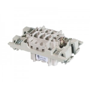 Розеточная контактная вставка Z5.570.5056.0, Розеточная контактная вставка, обжимная фиксация, 16 полюсов + PE, типоразмер 16B, 500V, 16A, (обжимные контакты поставляются отдельно), с упорами для защелок, с монтажной рамкой