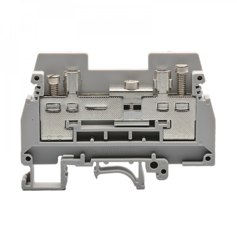 Изображение товара Измерительная клемма JUT1-6S-GY для электроустройств 6 мм кв DIN35