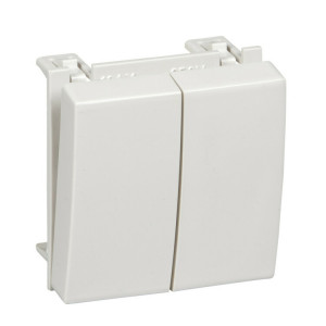 ВЫКЛЮЧАТЕЛЬ "В45" С/У 2КЛ. ДЛЯ КАБ.КАН. (250В, 10А-6АХ) БЕЛЫЙ C3(5)_ VN5U-242-B