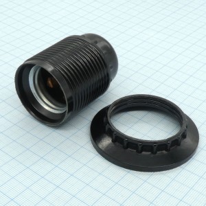 Патрон Е27 подвесной с кольцом, 250В,4А,карболит