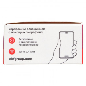 Умный диммер в подрозетник 1-канальный Wi-Fi EKF Connect sdsh-1g-wf