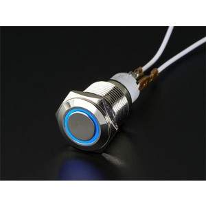 915, Принадлежности Adafruit  Metal On/Off Switch w/ Blue LED ring