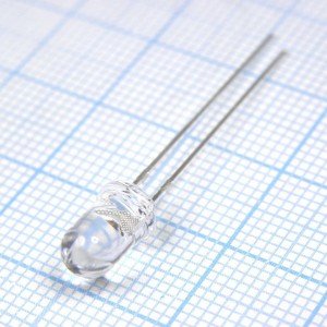 BL-L522VC, Светодиод 5мм/ультрафиолетовый/405нм/180мкд/прозрачный/15°