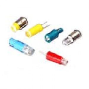 585-1125F, Светодиодные лампы - Светодиоды с цоколем MDGT FLNG BASED LED RED 28V
