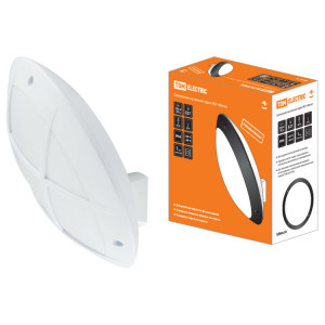 Светильник НБУ 05-60-008 "Мегас 2" белый с решеткой IP64 SQ0328-0307