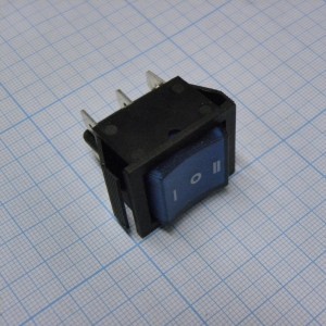 SWR 203-1C6 Ч/С IRS, Переключатель клавишный с подсветкой