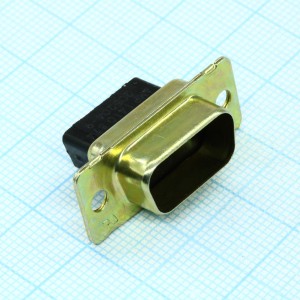 205204-9, Корпус разъема D Sub, 9 вывод(-ов), D Sub, DE, Серия AMPLIMITE HDP-20, Штекер