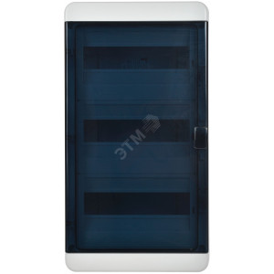 Корпус пластиковый КМПн-36 IP65 черн. прозр. дверь TEKFOR TF5-KP72-N-36-65-K03-K02