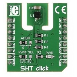 MIKROE-2101, Инструменты разработки температурного датчика SHT click