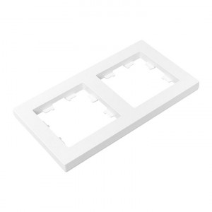 2 - местная рамка, белая, пластик Эпика EKF UP1-FPW-02