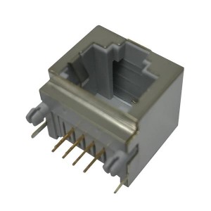 GLX-S-88M, Модульные соединители / соединители Ethernet M/JK L/PRO RT< 8P8C T G/T GRY W/O NOTCH