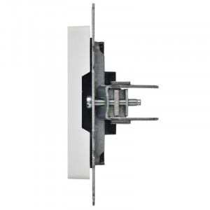 BRITE Заглушка с суппортом МЗ10-БрАБ арктический белый IEK BR-PL10-K91