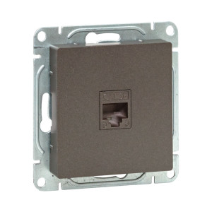 Механизм розетки RJ45 (cat5), мокко Эпика EKF UP1-SOM-RJ45-5