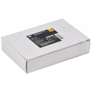 Зажим винтовой концевой изолированный КЗВИ 2,5мм2 (5x1) UZVK-025-5