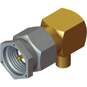 M39012/56-3030, РЧ соединители стандарта Mil SMA M Conn LckwreHol R/A M17/152-00001Cbl