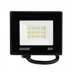 Прожектор светодиодный СДО-20 20Вт 6500К 1600Лм IP65--ФАZА 5047266