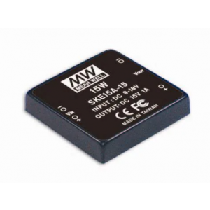 SKE15C-24, Преобразователь DC/DC, 15Вт, Uвх=36…72В, Uвых=24В/62.5…625мА, изоляция 1000В DC, 50.8x50.8х12 мм, -20°С…+71°С