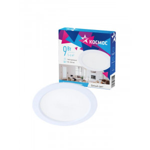 Светильник светодиодный DownL 9Вт 180-265В 4000К кругл. панель бел. KDownL9W4000K
