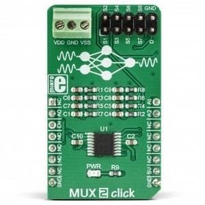 MIKROE-3245, Средства разработки интегральных схем (ИС) переключателей MUX 2 click
