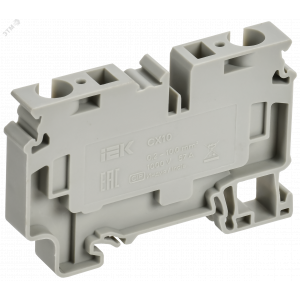 ARMAFIX Клемма пружинная CX10 10мм2 проходная серая IEK AF-CT40-00-K03-010