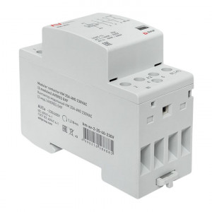 Контактор модульный КМ 25А 4NO 230VAC (2 мод.) AVERES EKF