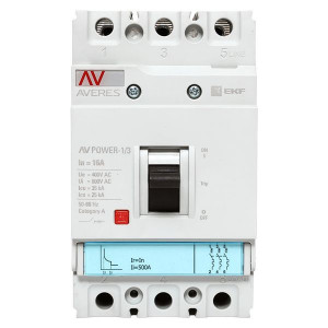 Выключатель автоматический 3п 50А 35кА AV POWER-1/3 TR AVERES mccb-13-50-TR-av