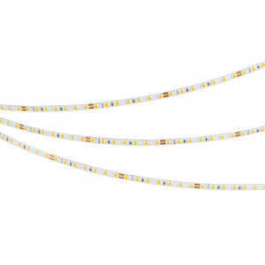 Лента MICROLED-M182-3.5mm 24V Warm3500 (7 W/m, IP20, 2216, 5m) 045009, Узкая лента MICROLED, светодиоды SMD 2216, 182 шт/м (910 шт на 5 м), белая плата, скотч 3М. Цвет ТЕПЛЫЙ 3500K. Питание 24 В, мощность 7 Вт/м (35 Вт на 5 м), угол 120°, высокая цветопередача CRI>90. Размеры 5000х3.5x1.4 мм. Мин.отрезок 38.5 мм, 7 шт. свето