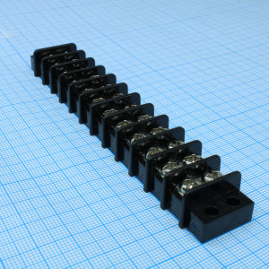 DG49-A-12P-13-00A(H), Блок барьерных клеммников 12 контактов черный