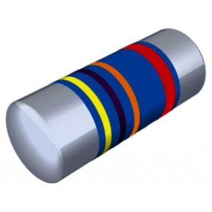 CMB02070X2001FB200, Резисторы с торцевыми жёсткими выводами  0.4W 2Kohms 1% 0207 MELF 500V