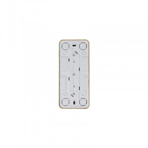 Розетка 3-м ОП Blanca 16А IP20 250В с заземл. защ. шторки с изолир. пластиной ясень SE BLNRA011315