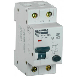 Выключатель автоматический дифференциального тока C32 30мА АВДТ 32 MAD25-5-032-C-30