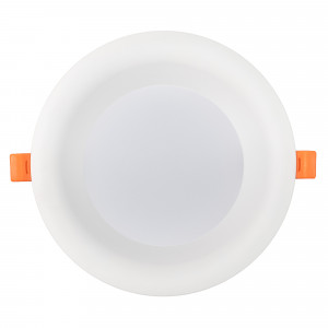 Светильник MS-BLIZZARD-BUILT-R165-16W Day4000 (WH, 100 deg, 230V) 035596, Встраиваемый светильник даунлайт с интегрированным в корпус драйвером. Мощность 16 Вт, св. поток 1380 лм, 86 лм/Вт, дневной 4000 K, CRI>90, угол 100°, напряжение питания 230 В. Белый круглый корпус из алюминия, степень защиты IP20. Размер: диаметр 165 мм,