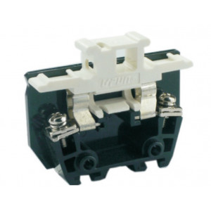 Барьерная клемма UTD-10RDX250, Предохранительная барьерная клемма, тип предохранителя: 6,3x32, LED 250V, тип фиксации провода: винтовой, номинальное сечение: 5,5 мм кв., до 10A, 250V, ширина: 12,5 мм, цвет: черный, тип монтажа: DIN35