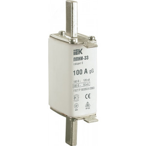 Вставка плавкая ППНИ-33 100А габарит 0 DPP20-100