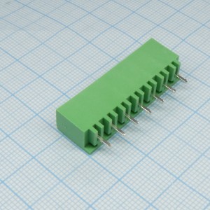 2EDGVC-5.08-07P-14-00A(H), Разъемный клеммный блок на плату, 7 контактов. Серия 2EDGVC-5.08