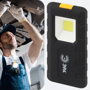 Светодиодный фонарь Рабочие Практик RB-707 на батарейках, магнит, клипса - держатель Б0052314