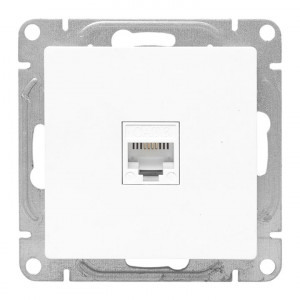 Механизм розетки RJ11, белый Эпика EKF UP1-SOW-RJ11