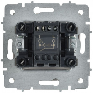 BRITE Выключатель 1-клавишный с индикацией 10А ВС10-1-1-БрАБ арктический белый IEK BR-V10-1-10-K91